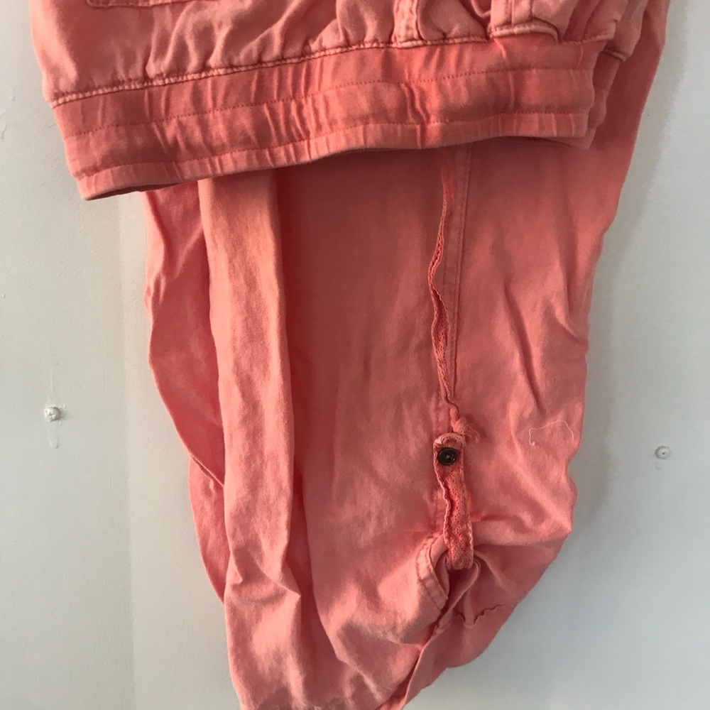 Mermaid Anthropologie tropical coral beach slouch